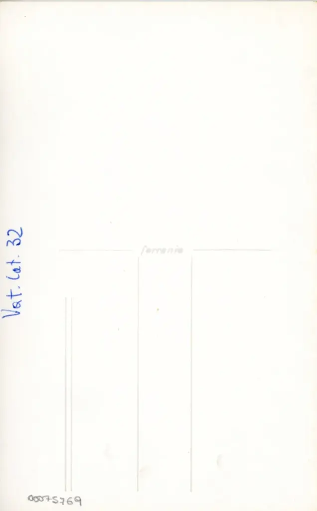 Anonimo , Vat. Lat. 32 , retro