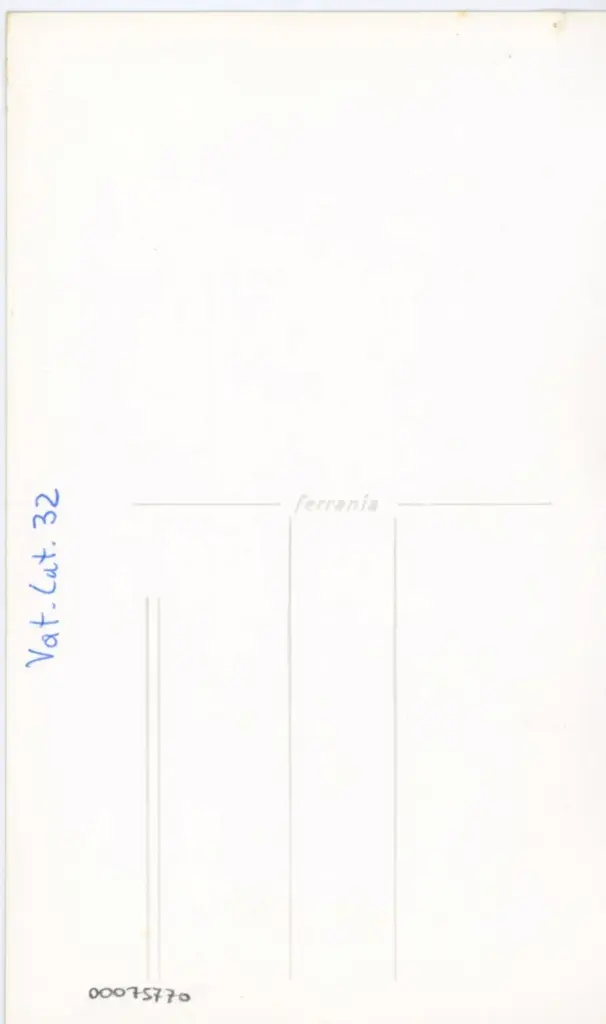 Anonimo , Vat. Lat. 32 , retro