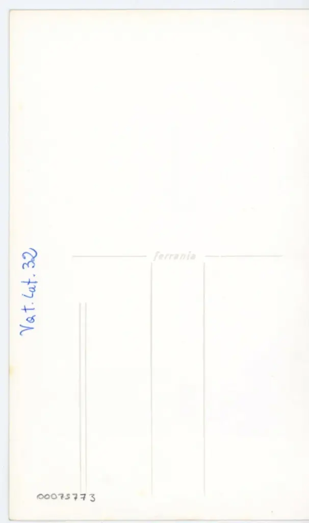 Anonimo , Vat. Lat. 32 , retro