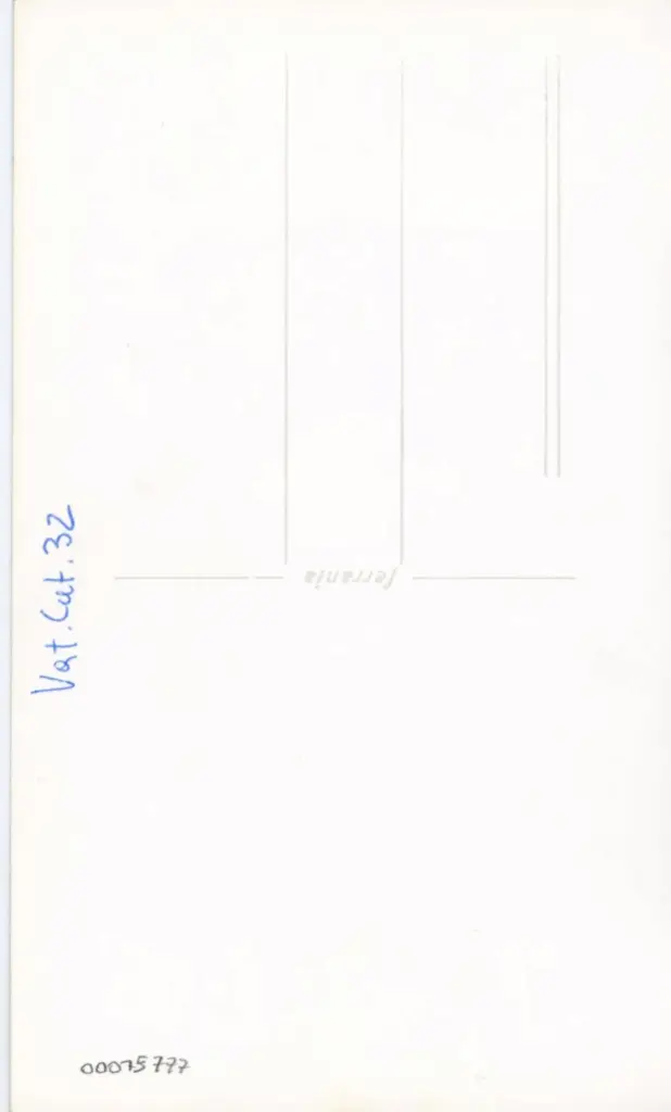 Anonimo , Vat. Lat. 32 , retro