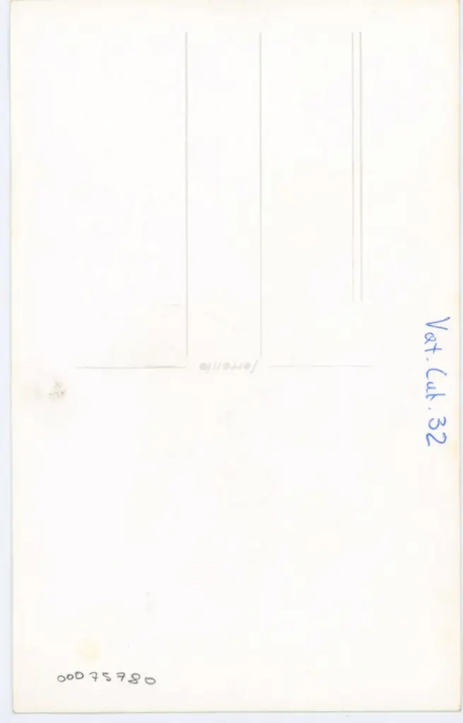 Anonimo , Vat. Lat. 32 , retro