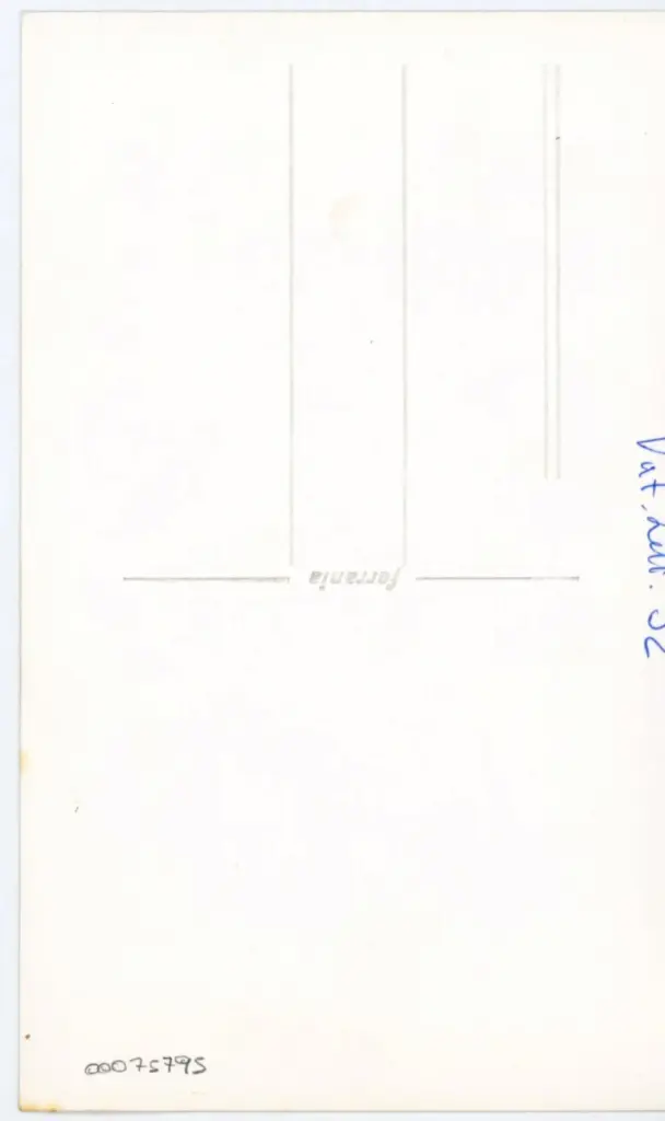 Anonimo , Vat. Lat. 32 , retro