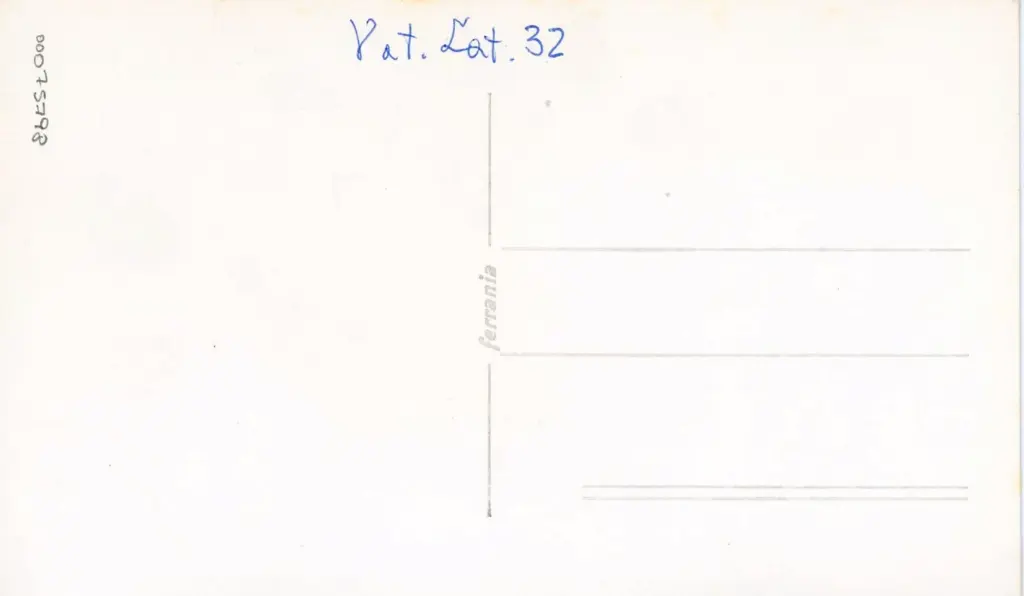 Anonimo , Vat. Lat. 32 , retro