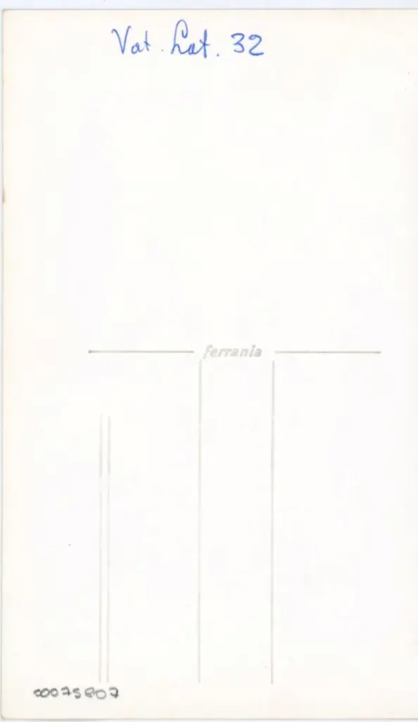 Anonimo , Vat. Lat. 32 , retro