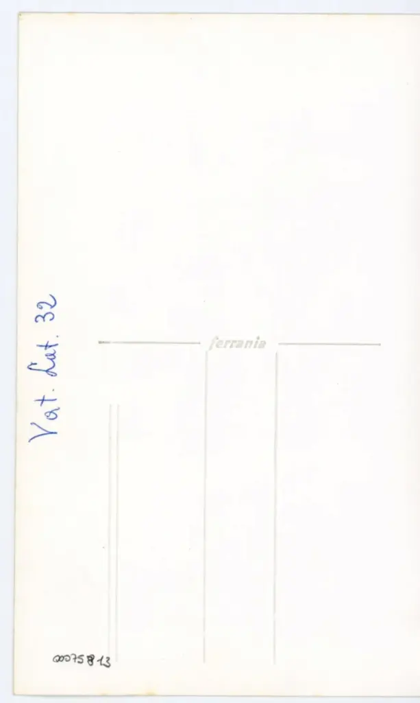 Anonimo , Vat. Lat. 32 , retro