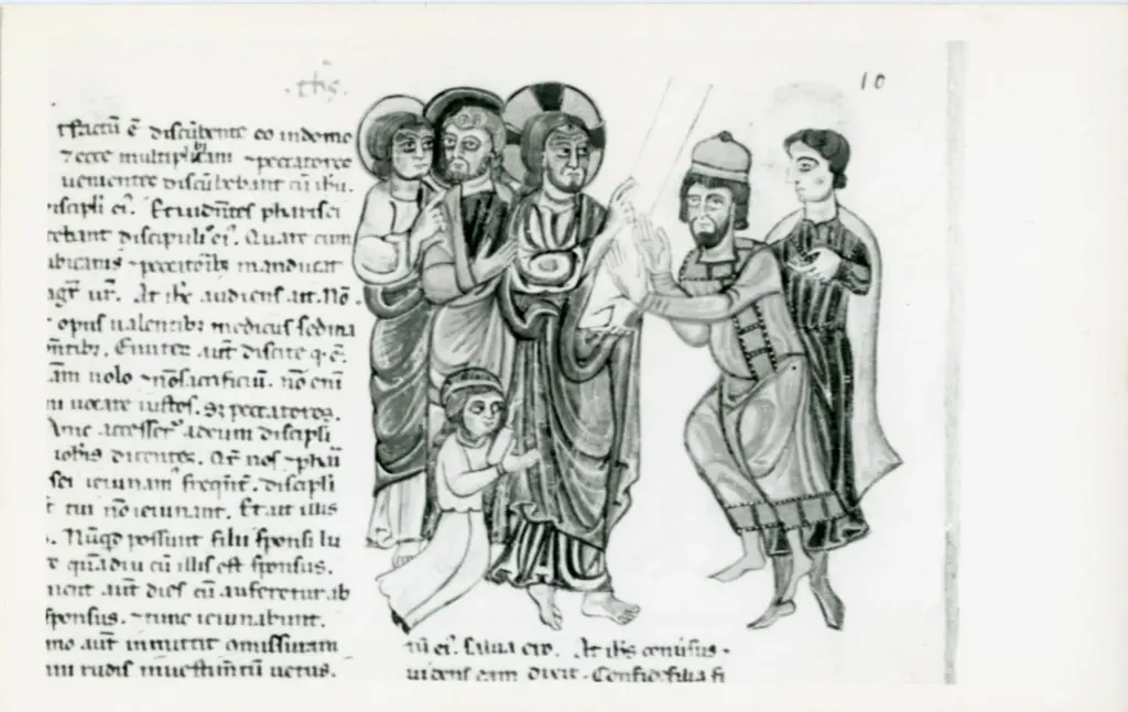 Anonimo sec. XIII , Scena evangelica