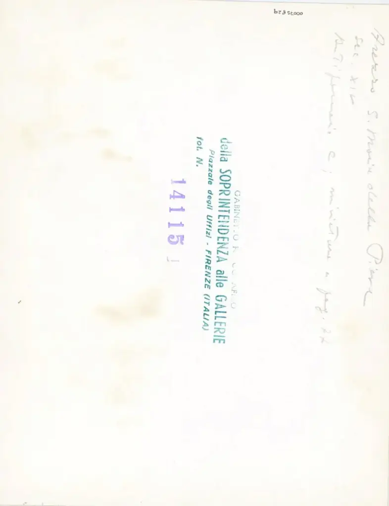 Gabinetto Fotografico della Soprintendenza Speciale per il Patrimonio Storico, Artistico ed Etnoantropologico e per il Polo Museale della citt&agrave; di Firenze , Arezzo S. Maria delle Pieve - sec. XIV - Antifonario C , retro