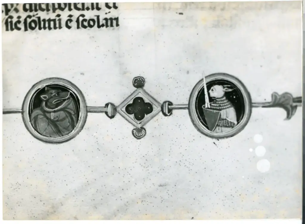 Anonimo , Seminario S. Caterina, Bbbia - II c. 252v - particolare di un fregio , fronte
