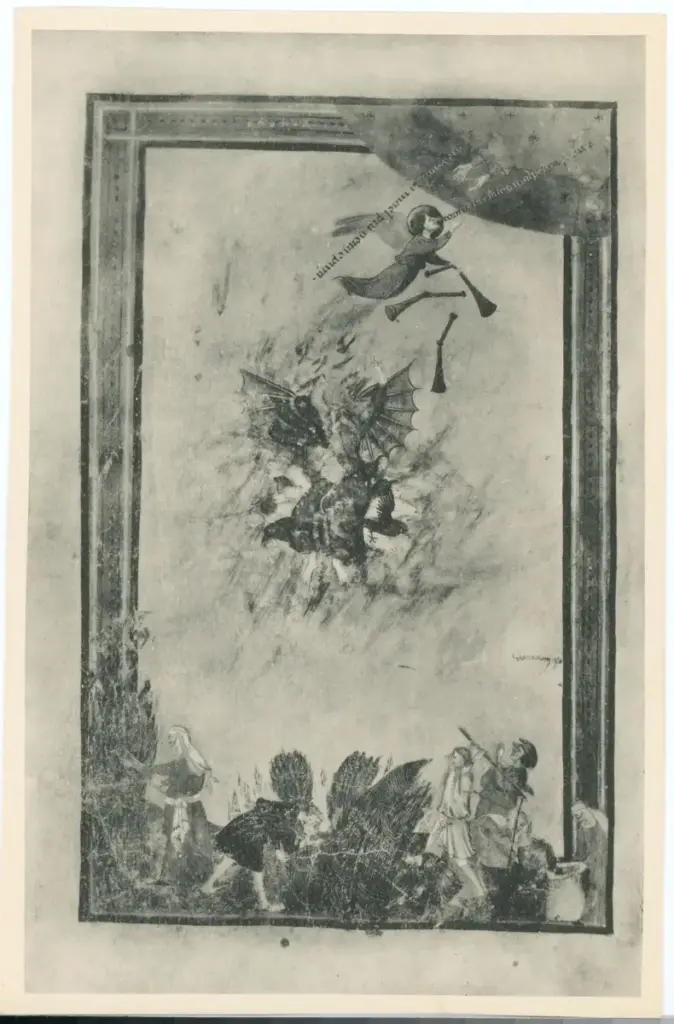 Maestro delle Effigi Domenicane , Mietitura, Angelo