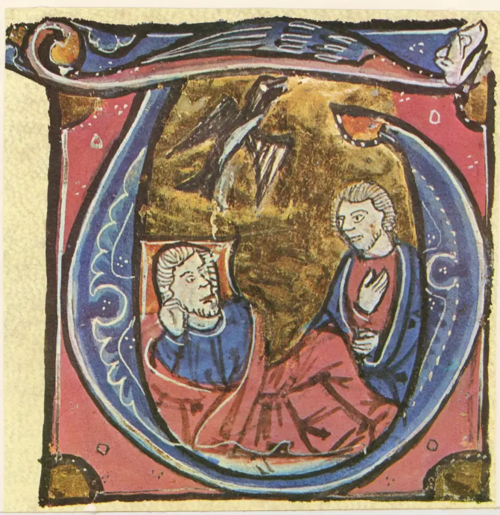 Anonimo , Assisi - Biblioteca Comunale - ms. 5 - Fol. 90 v. , fronte
