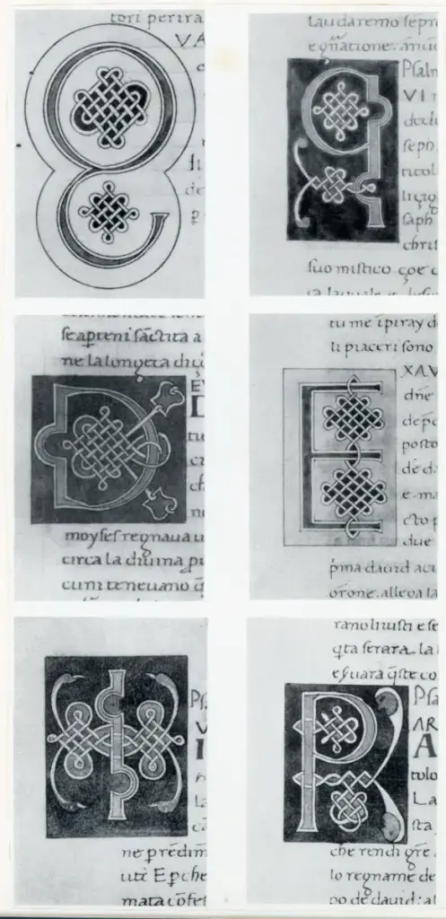 Anonimo , - sec. XIV - Iniziale decorata; Intreccio; Motivo decorativo antropomorfo , fronte