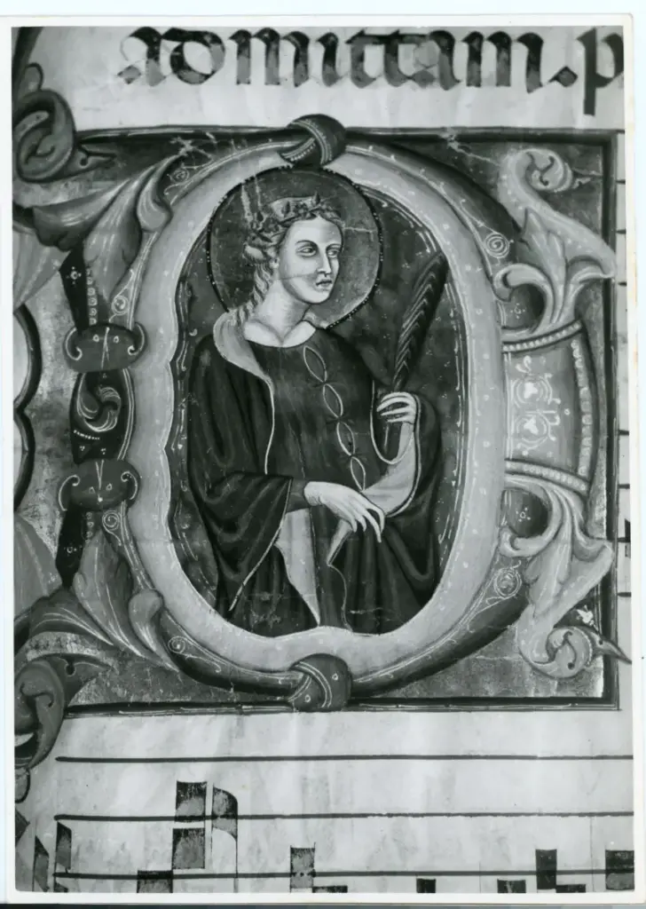 Anonimo , Pisa Bibl. Capitolare Cor. B.3 - Antifonario , fronte