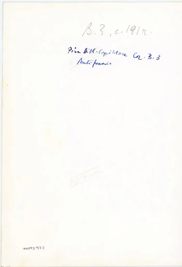 Anonimo , Pisa Bibl. Capitolare Cor. B.3 - Antifonario , retro
