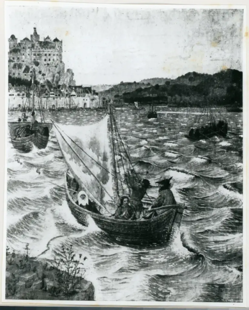 Anonimo , Miniature des &laquo; Heures de Turin &raquo; pour l' &laquo; Oraison de sainte Marthe &raquo; - (Biblioth&egrave;que nationale de Turin.) , fronte