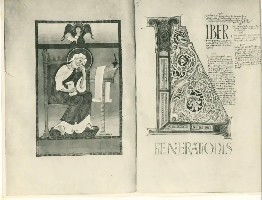 Anonimo , Evangeliarium. - Cod. membr. saec. XI. - Laur. Aedilium Flor. Eccl. 91 , fronte