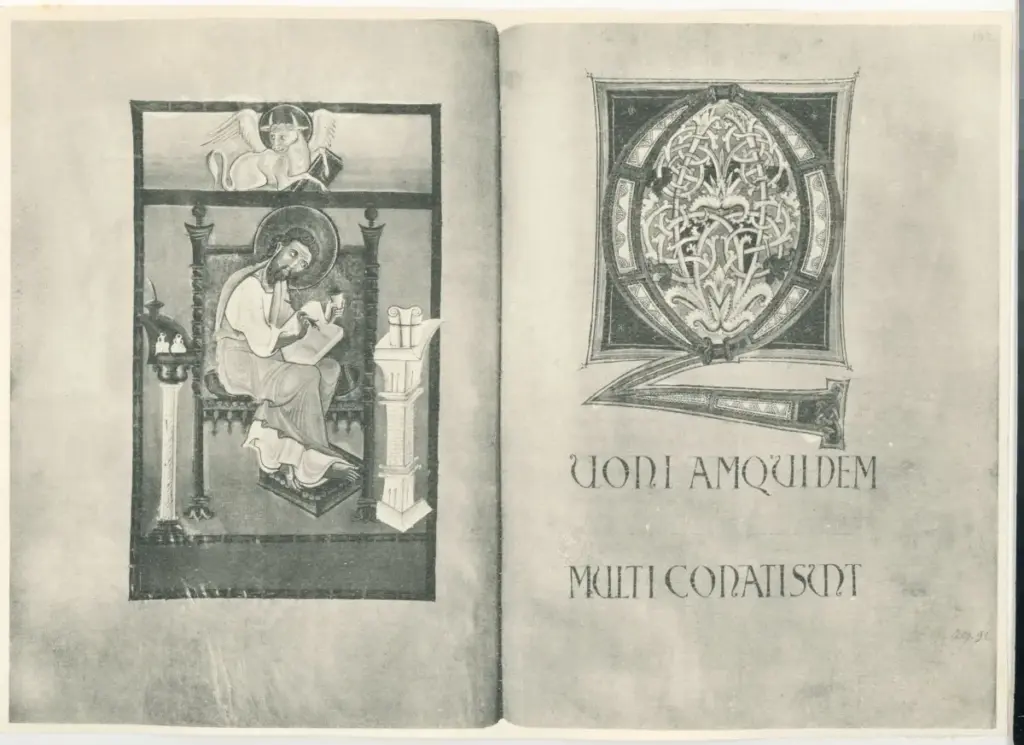 Anonimo , Evangeliarium. - Cod. membr. saec. XI. - Laur. Aedilium Flor. Eccl. 91 , fronte