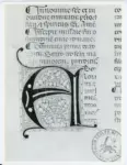 Anonimo italiano sec. XV , Iniziale A, Iniziale filigranata