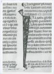 Anonimo italiano sec. XIV , Iniziale I, Iniziale figurata, Motivi decorativi con figure fantastiche, Protome coronata