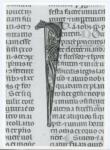 Università di Pisa. Dipartimento di Storia delle Arti , Anonimo italiano - sec. XIV, primo quarto - Lucca, Biblioteca Capitolare Feliniana, Ms. 325, f. 135r, particolare