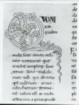 Universit&agrave; di Pisa. Dipartimento di Storia delle Arti , Anonimo italiano - sec. XII, inizio - Lucca, Biblioteca Capitolare Feliniana, Ms. 48, f. 86r, particolare