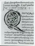 Universit&agrave; di Pisa. Dipartimento di Storia delle Arti , Anonimo italiano - sec. XII, inizio - Lucca, Biblioteca Capitolare Feliniana, Ms. 47, f. 81r, particolare