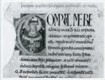 Anonimo italiano sec. XII , Iniziale S, Iniziale abitata, San Regolo vescovo e martire