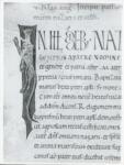 Anonimo italiano sec. XII , Iniziale I, Iniziale figurata, Motivo decorativo zoomorfo