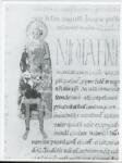 Anonimo italiano sec. XII , Iniziale I, Iniziale figurata, Santo martire, San Pantaleone