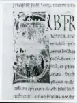 Universit&agrave; di Pisa. Dipartimento di Storia delle Arti , Anonimo italiano - sec. XII, prima met&agrave; - Lucca, Biblioteca Capitolare Feliniana, Ms. Passionario P, f. 4r, particolare