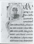 Anonimo italiano sec. XII , Iniziale Q, Iniziale abitata, Santa Margherita d'Antiochia
