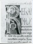 Anonimo italiano sec. XII , Iniziale R, Iniziale abitata, San Naborre, San Felice, Due santi martiri