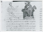 Anonimo italiano sec. XII , Cristo benedicente in trono, Figura maschile seduta, Figura maschile nuda, Scena