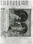 Grassi Giovannino de', attr. , L'imperatore Enrico VI concede privilegi al Comune di Asti, Finte architetture