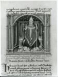 Grassi Giovannino de', attr. , Vescovo benedicente, Finte architetture