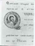 Universit&agrave; di Pisa. Dipartimento di Storia delle Arti , Anonimo italiano - sec. XII, inizio - Lucca, Biblioteca Capitolare Feliniana, Ms. 603, f. 52r, particolare