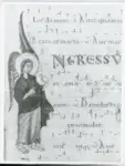 Universit&agrave; di Pisa. Dipartimento di Storia delle Arti , Anonimo italiano - sec. XII, inizio - Lucca, Biblioteca Capitolare Feliniana, Ms. 603, f. 163r, particolare