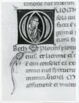 Marco di Berlinghiero , Iniziale Q, Iniziale abitata, Iniziale figurata, Geremia, Motivo decorativo zoomorfo, Motivo decorativo geometrico