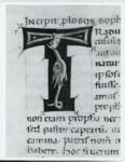 Marco di Berlinghiero , Iniziale T, Iniziale figurata, Motivo decorativo zoomorfo