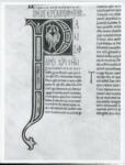 Marco di Berlinghiero , Iniziale P, Iniziale abitata, Motivi decorativi geometrici e vegetali, Intreccio, Motivo decorativo zoomorfo
