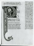 Marco di Berlinghiero , Iniziale P, Iniziale abitata, Motivi decorativi geometrici e vegetali, Intreccio, San Pietro