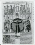 Anonimo italiano sec. XV , Volto Santo, Iniziale S, Iniziale decorata, Motivi decorativi fitomorfi, San Regolo vescovo e martire