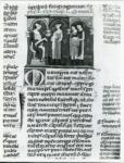 Università di Pisa. Dipartimento di Storia delle Arti , Anonimo italiano - sec. XIII/ XIV - Lucca, Biblioteca Capitolare Feliniana, Ms. 317, f. 250v, particolare