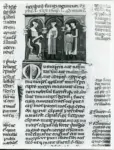 Universit&agrave; di Pisa. Dipartimento di Storia delle Arti , Anonimo italiano - sec. XIII/ XIV - Lucca, Biblioteca Capitolare Feliniana, Ms. 317, f. 250v, particolare