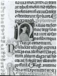 Università di Pisa. Dipartimento di Storia delle Arti , Anonimo italiano - sec. XIII/ XIV - Lucca, Biblioteca Capitolare Feliniana, Ms. 287, f. 104r, particolare