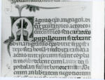 Università di Pisa. Dipartimento di Storia delle Arti , Anonimo italiano - sec. XIII/ XIV - Lucca, Biblioteca Capitolare Feliniana, Ms. 287, f. 35v, particolare