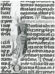 Università di Pisa. Dipartimento di Storia delle Arti , Anonimo italiano - sec. XIII/ XIV - Lucca, Biblioteca Capitolare Feliniana, Ms. 287, f. 139r, particolare