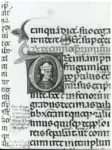 Universit&agrave; di Pisa. Dipartimento di Storia delle Arti , Anonimo italiano - sec. XIII/ XIV - Lucca, Biblioteca Capitolare Feliniana, Ms. 287, f. 126r, particolare
