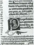 Universit&agrave; di Pisa. Dipartimento di Storia delle Arti , Anonimo italiano - sec. XIII/ XIV - Lucca, Biblioteca Capitolare Feliniana, Ms. 287, f. 160r, particolare