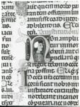 Università di Pisa. Dipartimento di Storia delle Arti , Anonimo italiano - sec. XIII/ XIV - Lucca, Biblioteca Capitolare Feliniana, Ms. 287, f. 2r, particolare