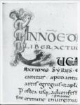 Anonimo italiano sec. XI , Iniziale L, Iniziale figurata, Motivi decorativi vegetali e zoomorfi, Serpente